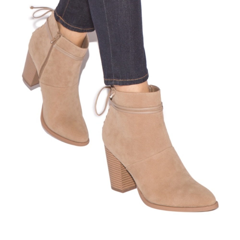 Shoe Dazzle Corset Bootie